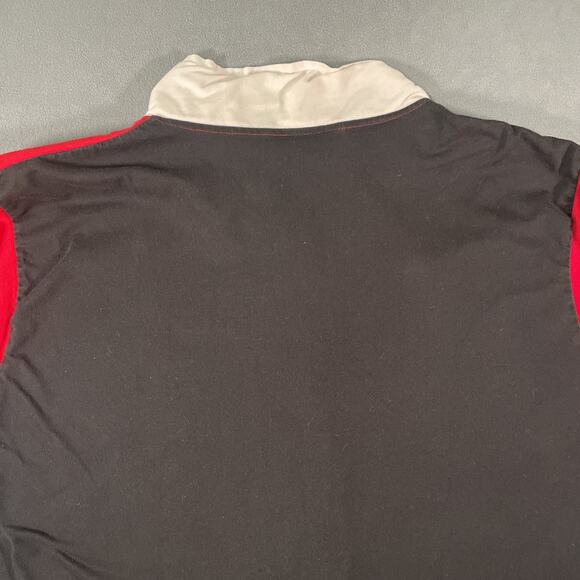 Richard Simmons Vtg Jacket Womens 18W Black Red Blue White Knit Full Zip Pocket - Picture 12 of 12